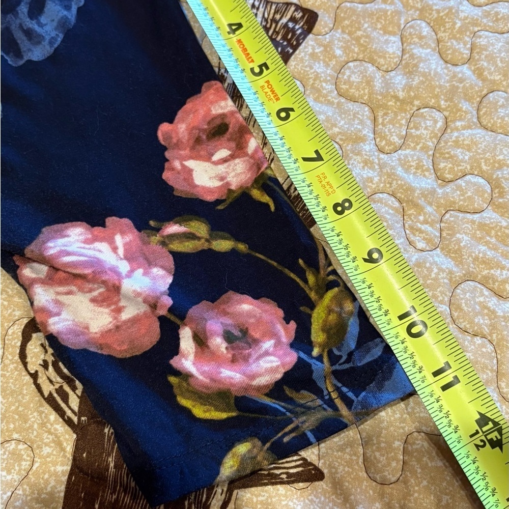 Motherhood Maternity Navy Floral Midi Dress size XS - Picture 11 of 11